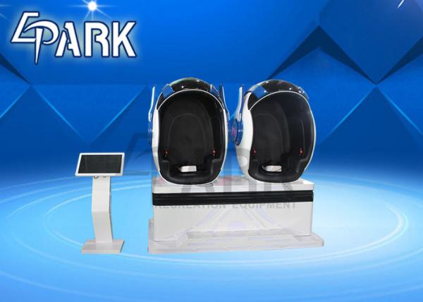 Luxury VR Experience amusement ride 9D Cinema White Egg 360 Degree View Cinema