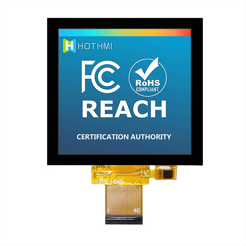 Square IPS TFT LCD Display 4 Inch 320x320 Dots With Pcap Monitor TFT module