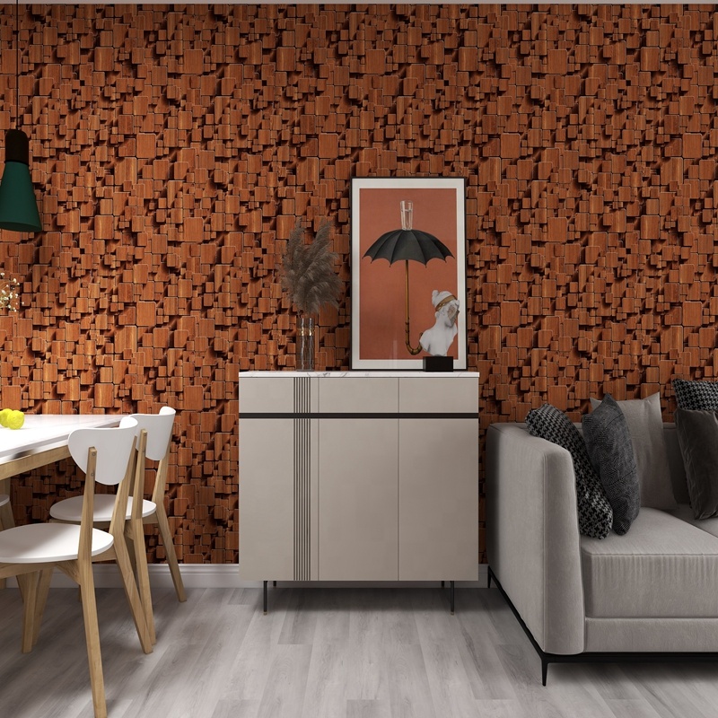 Anti-Static Vinyl Wood Texture Peel and Stick 3D Wallpaper for Vintage Wood Design Contact Paper Sticker 1.96ft * 6.56ft