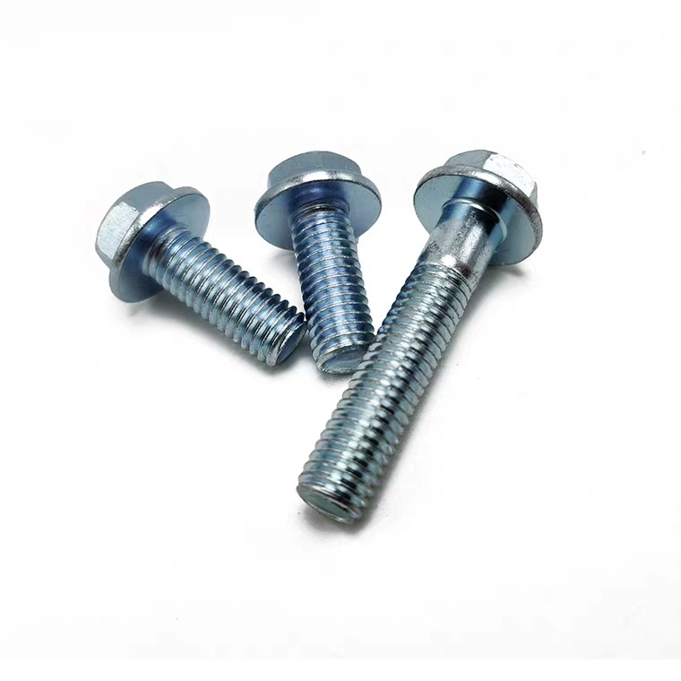 M19 M20 M21 Flange Bolt Grade 10.9/12.9 DIN6921 in Plain Finish for Secure Fastening