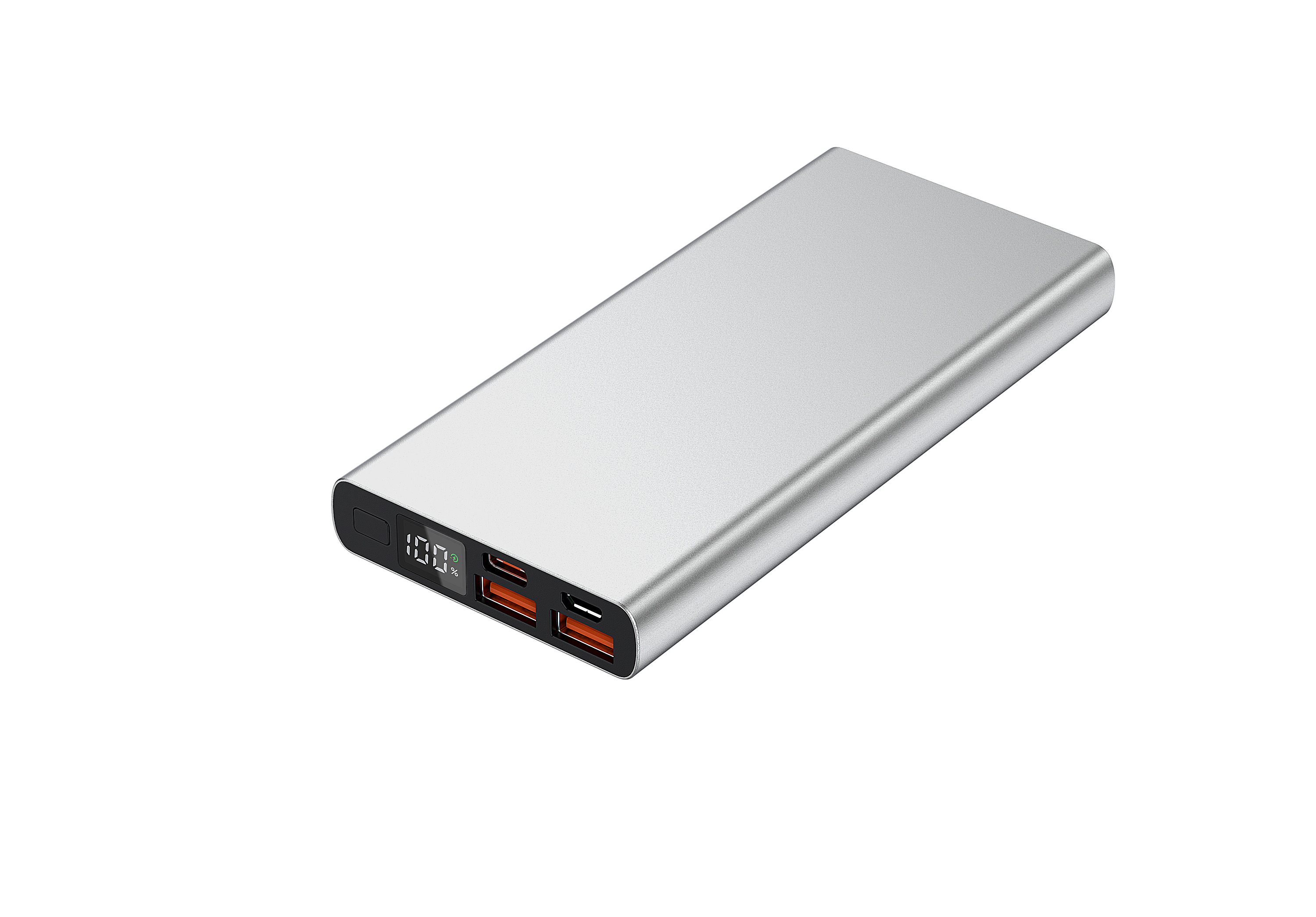 Quick Charge 3.0 22.5W 10000mAh/20000mAh Metal Power Bank for Mobile Devices Charging