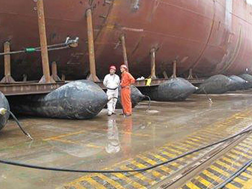 12 Layer Ship Lift Airbag Boat Lift Airbags 2.5m Dia 24m Length