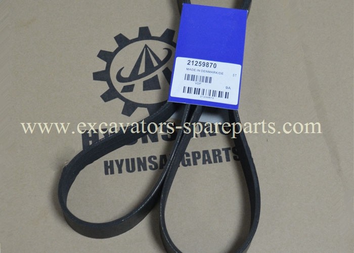 VOE21259870 VOE21322035 Engine V-Belt , Ribbed For EC210B 21259870 21322035