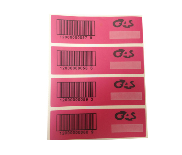 China Custom Printing Self Adhesive Waterproof Security Void Label With Barcode on sale