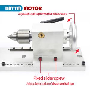 Rotating 4th Axis Planetary Reducer CNC Indexing Head Engraving Machine