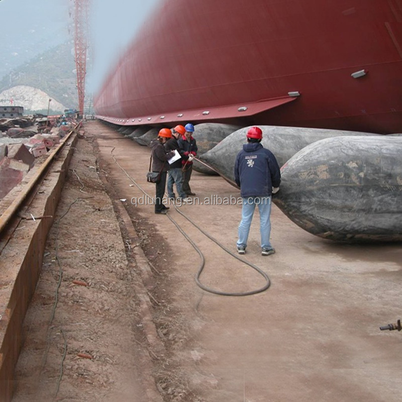 ISO Certification Natural Rubber Inflatable Lifting Salvage Airbags 1.5*18m 12 Layers