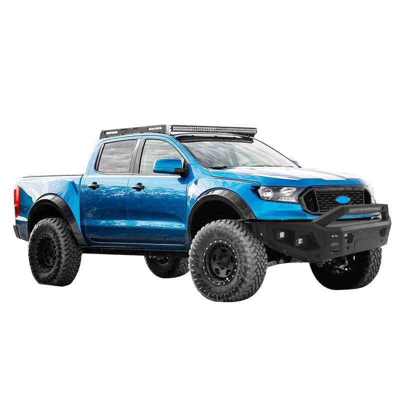 Powder Coat Polished 4x4 Steel Front Truck Bull Bar For Ford Ranger T7 T8 Wildtrak