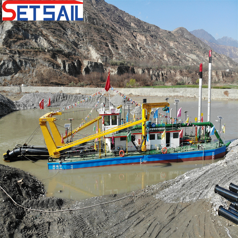 Spud Carrier Technology Mini Gold Dredge Sand Mining Equipment
