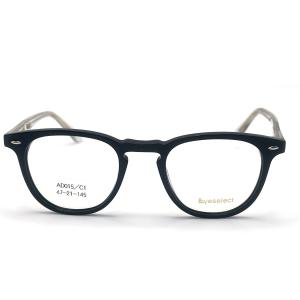AD015 Round Acetate Optical Frame with Customized Features for Fashion Forward