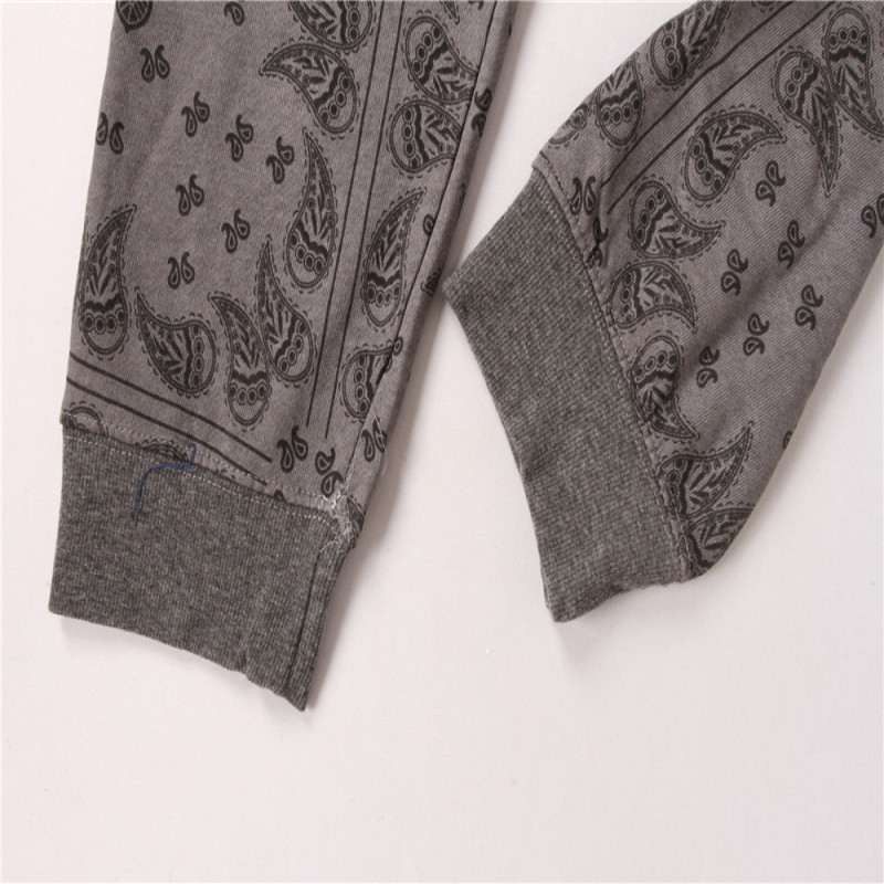 80% Cotton 20% Polyester Print Mens Terry Joggers Fleece Terry Cotton Sweatpants