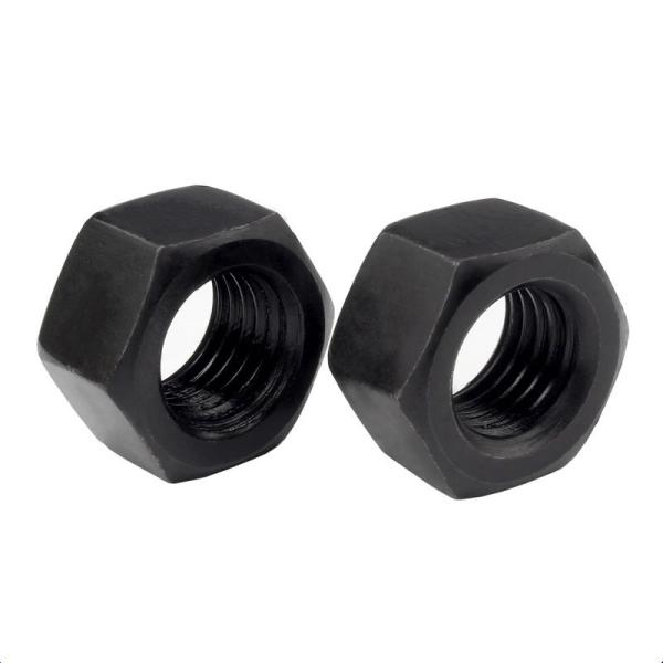 Industry Machine Fasteners Black Zinc Plated Hex Jam Nuts Grade 4.8 Alloy Steel