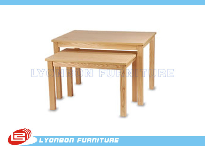  Shop MDF Wood Nesting Tables Display For Goods , Display Shelf Table Manufactures
