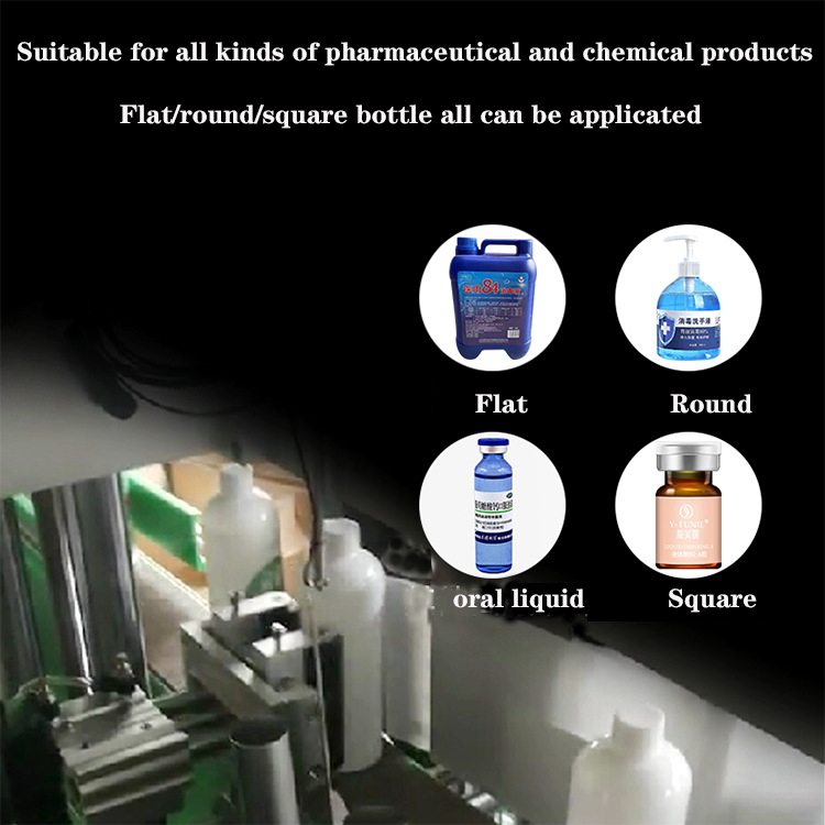 1200*1200*1330mm Farms Fullbody Bottle Labeler And Coder For Round/Flat/Square Bottles