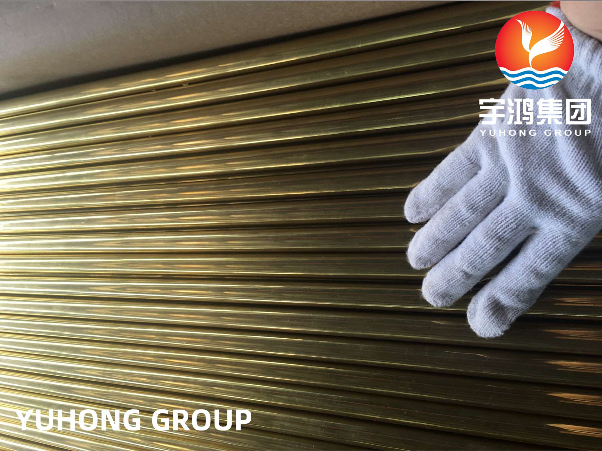 Copper Alloy Seamless Tube Admiralty Brass Tube B111 C44300 C70600 C71500 C12200 Refrigeration, Air Cooler, Power Generation,Pressure Vessel