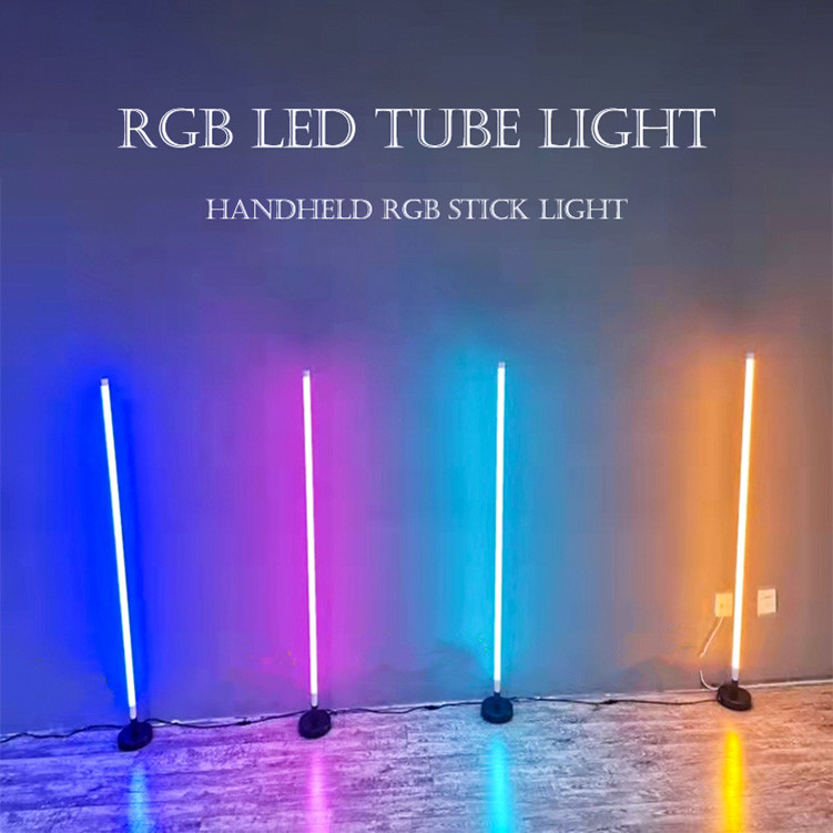 RGBW Stage Lighting Equipments Photography Corner Floor Lamp Rgb Wireless Studio