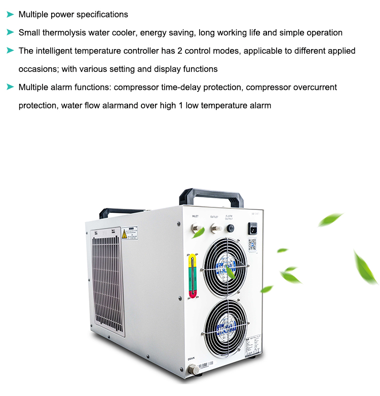 AC 1P 220V/110V Voltage CW-5000 Water Cool Chiller for Industrial Laser Tube Cooling