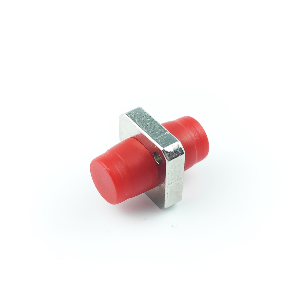 FTTH Simplex APC FC Optic Fiber Adapter with Green Color and Rectangular Feature