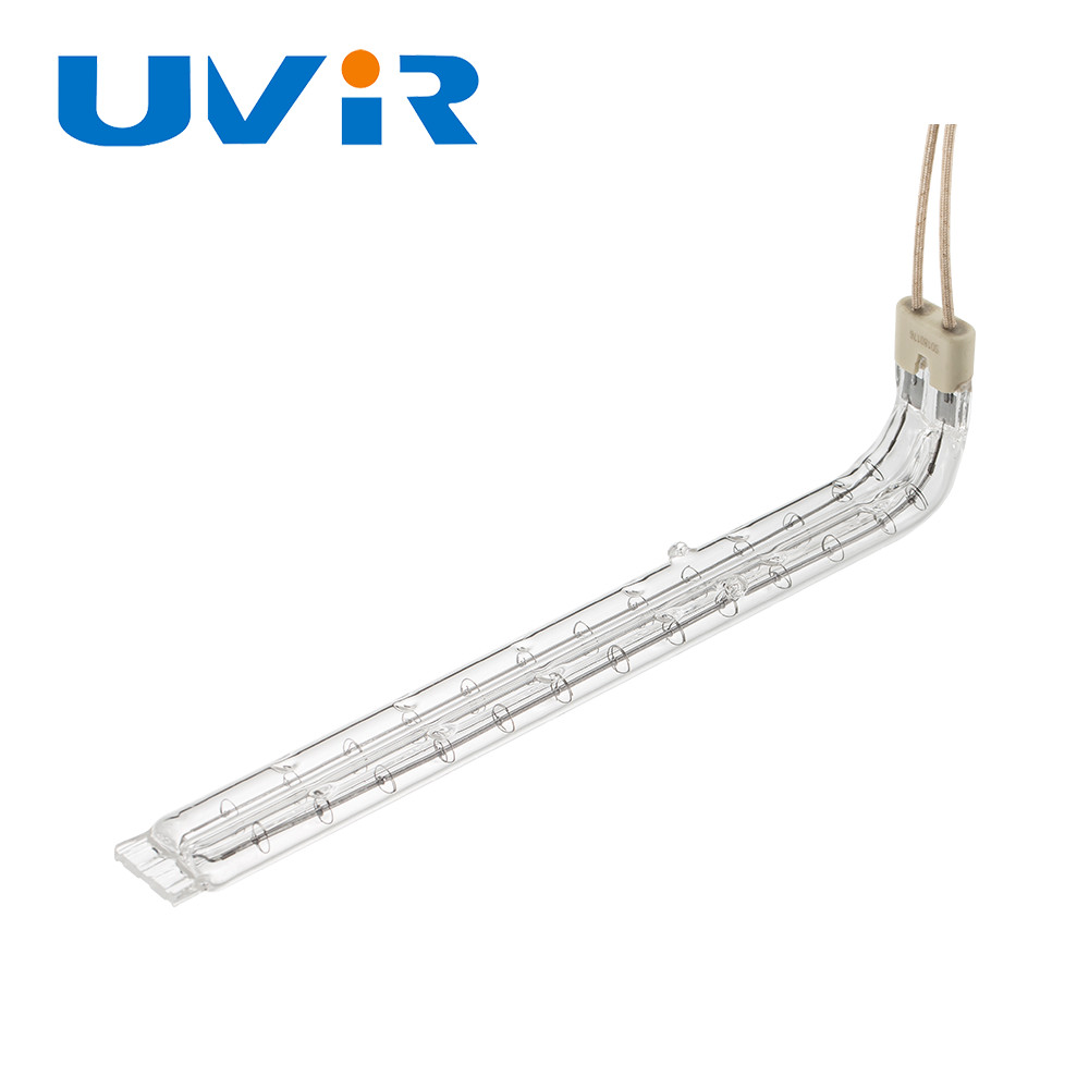 Transparent Double Quartz Halogen Heating Tube Infrared Accessories
