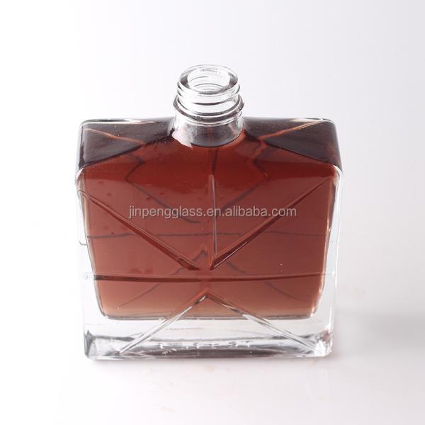 Flint Glass Unique Square Matte Spray Bottle 30ml 50ml Luxury Frosted Perfume
