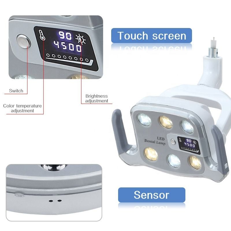 Hospital Clinical Dental Chair Light Unit 9W 6pcs Bulbs White Color