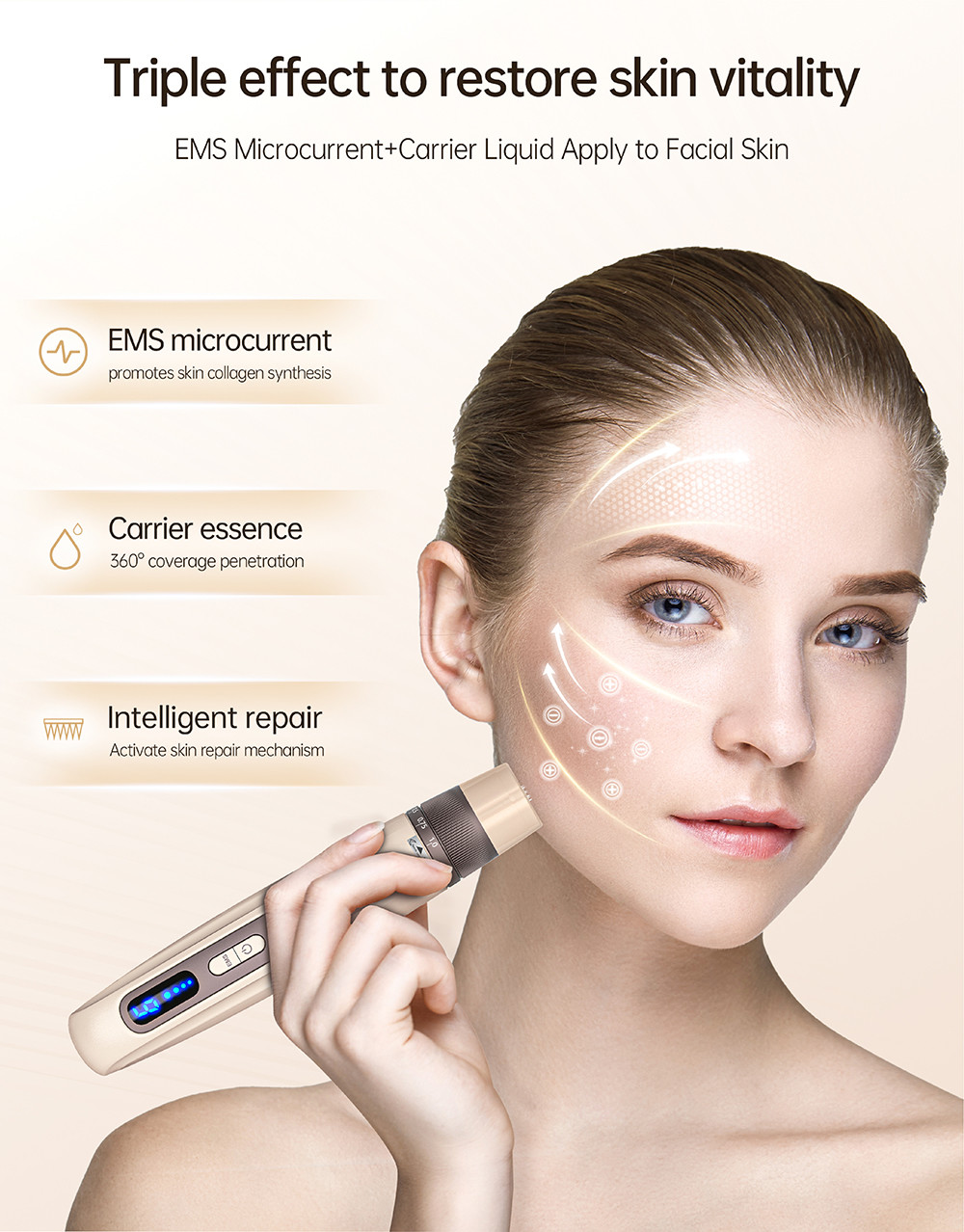 Microneedle Fractional RF Machine , Electric Microneedling Device