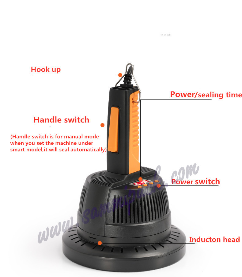 800A All In One Induction Sealing Machine , Aluminium Foil Bottle Cap Heat Sealer