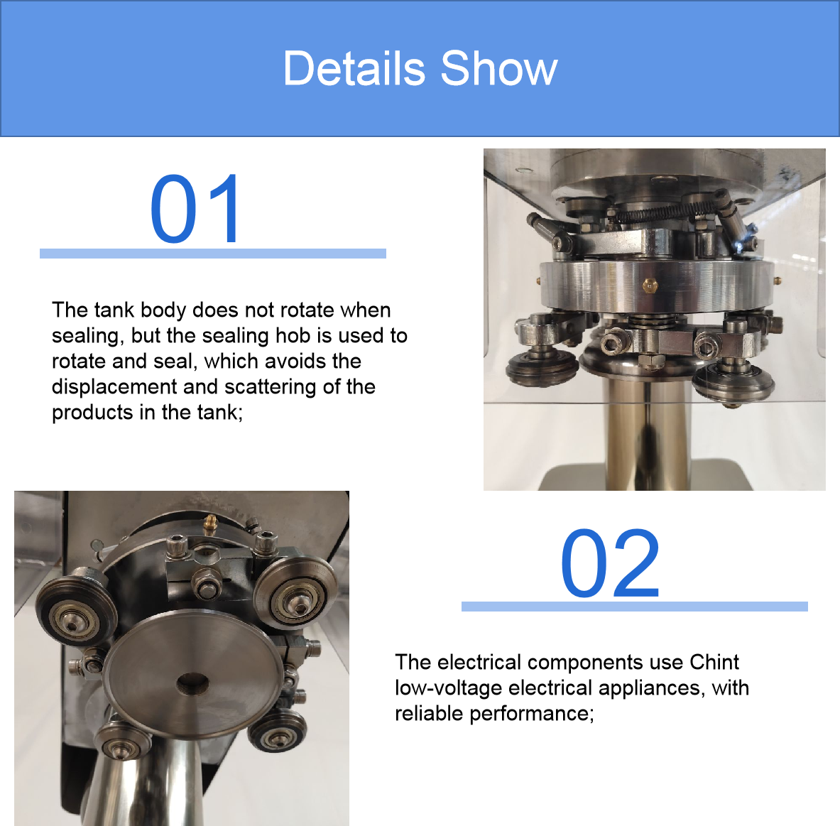 Lw-B4B3 High Speed PLC Electric Can Sealing Machine 380V