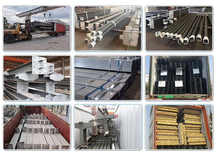 Q235B/C Galvanized Purlin Prefabricated Steel Structure Warehouse for Storage Needs
