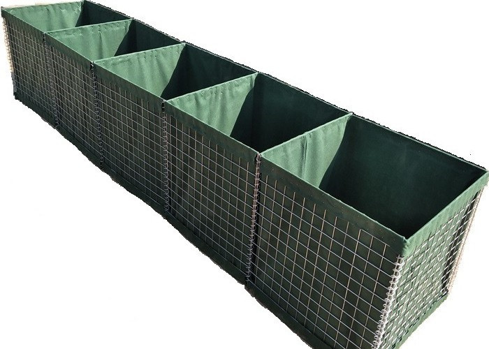 Mil6 Galfan Military Hesco Fence With Long Life Time
