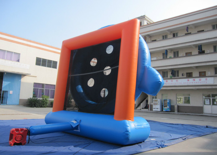 Attractive Children Inflatable Football Games Inflatable Soccer Arena 4 X 5m Customized