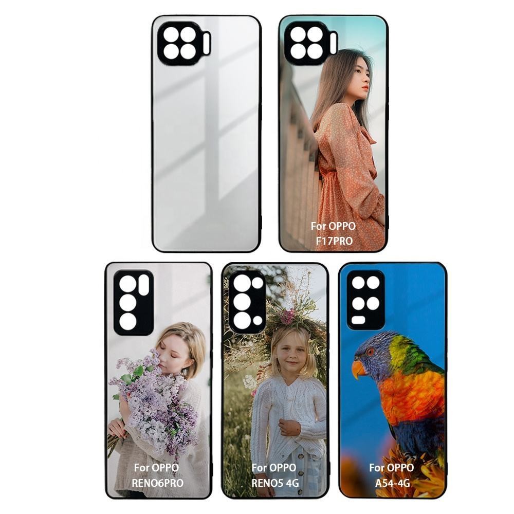 2D Blank Sublimation Glass Phone Case Custom Tempered Glass Sublimation Phone Cases Blanks