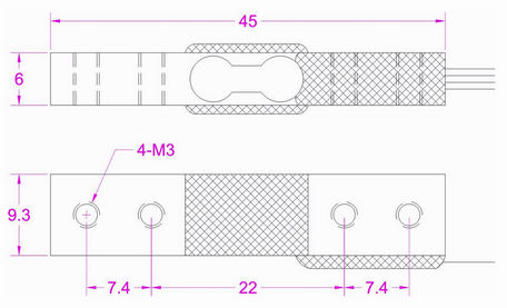 10oz miniature weight sensor 1lb