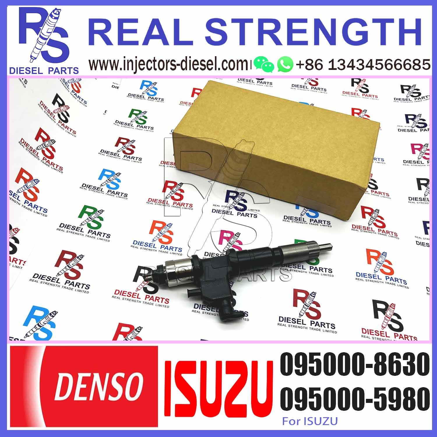 Denso Fuel Injectors Nozzle Assy 8982438630 095000-8630 095000-0303 095000-5517 095000-1520 for ISUZU 4HK1 6HK1 Diesel E