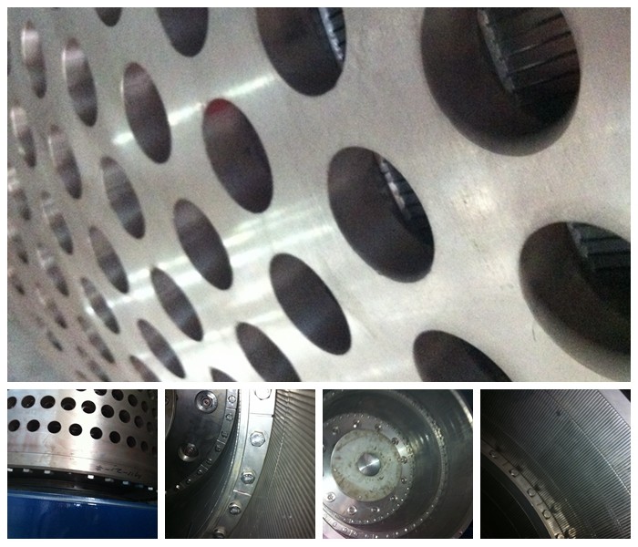 2 Stage Pusher Basket Centrifuge Horizontal Dewatering Centrifugal Machine For Salt Separation