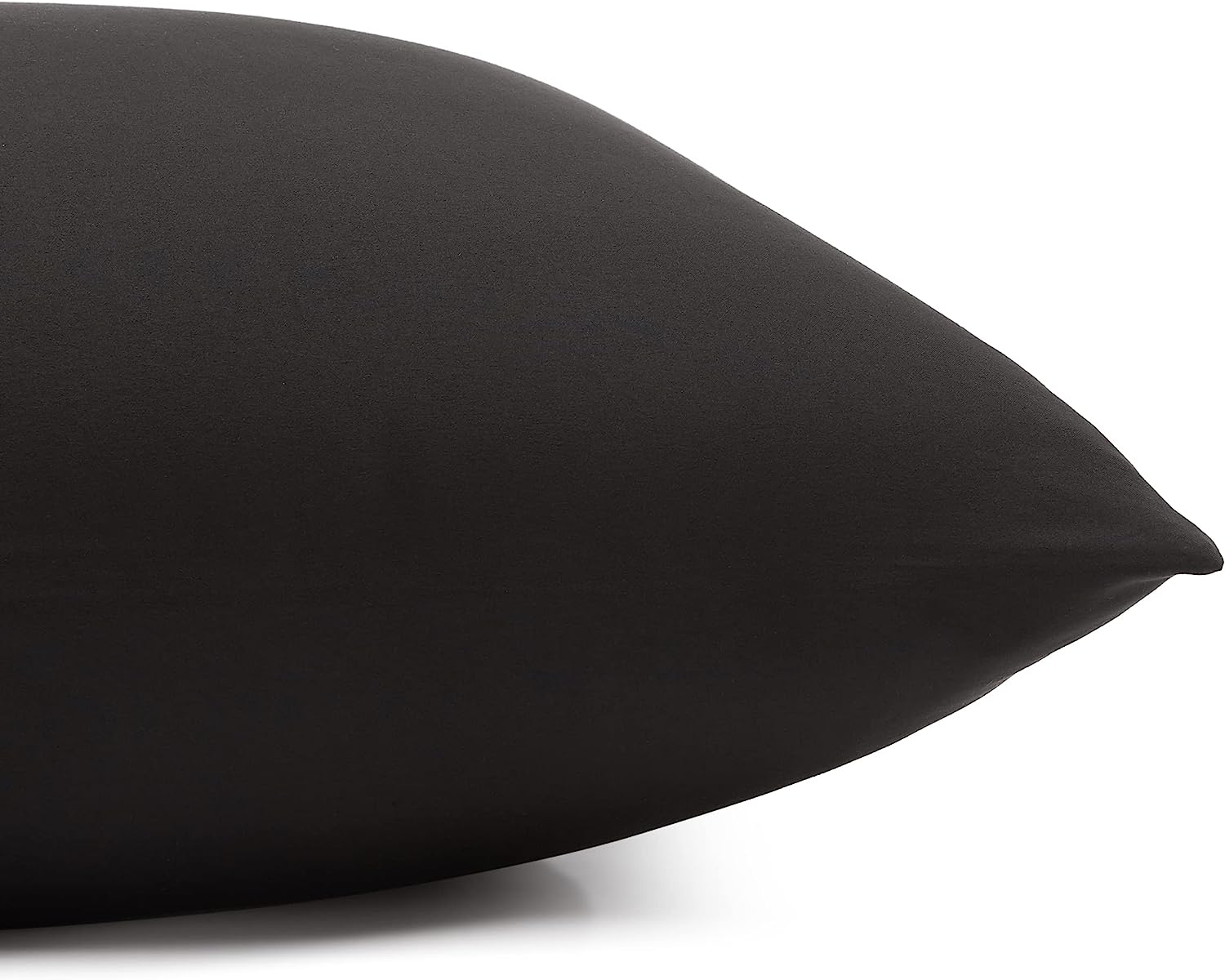 Sustainable Microfiber 4 Piece Bed Sheet Set with 14-Inch Deep Pockets Queen Black Solid