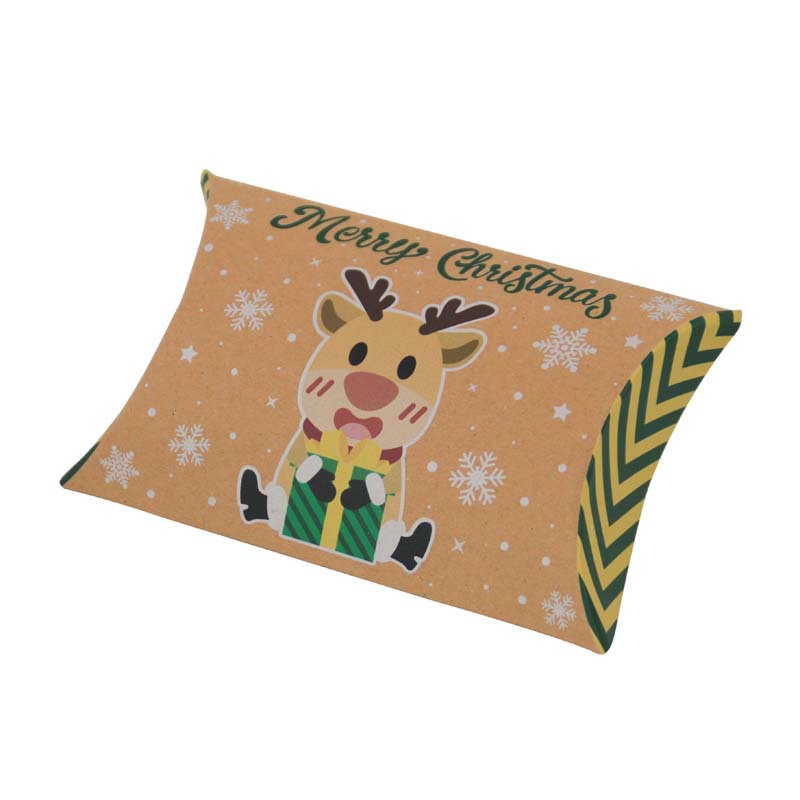 Custom Logo Kraft Paper Mailer Box for Christmas Candy Express Packaging Solution