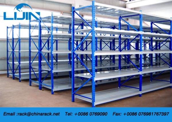 Space Saving Industrial Light Duty Racking 1500 - 3000mm Height 350 - 600mm