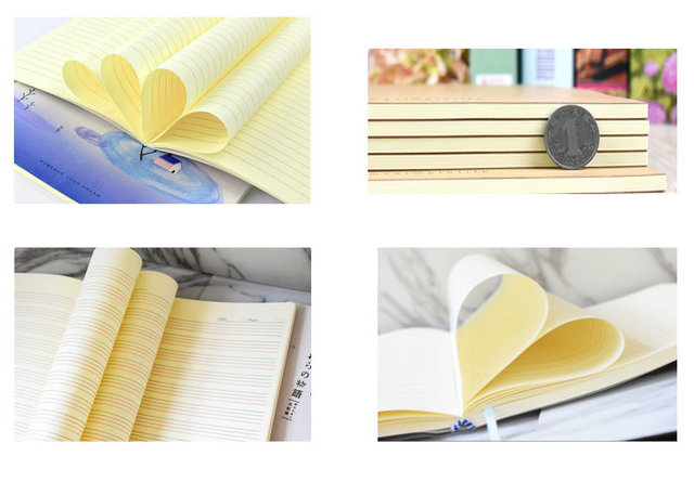 Eco Friendly Green Read Paper Cream Color Natural Wood Pulp Material