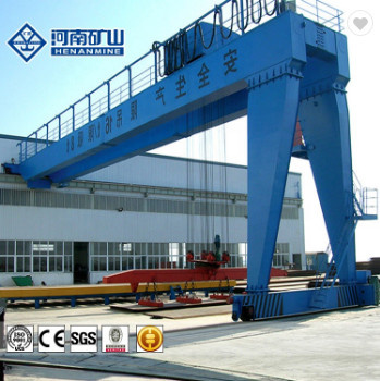 Mobile Rail Cabin Control Double Girder Gantry Crane A4 Duty