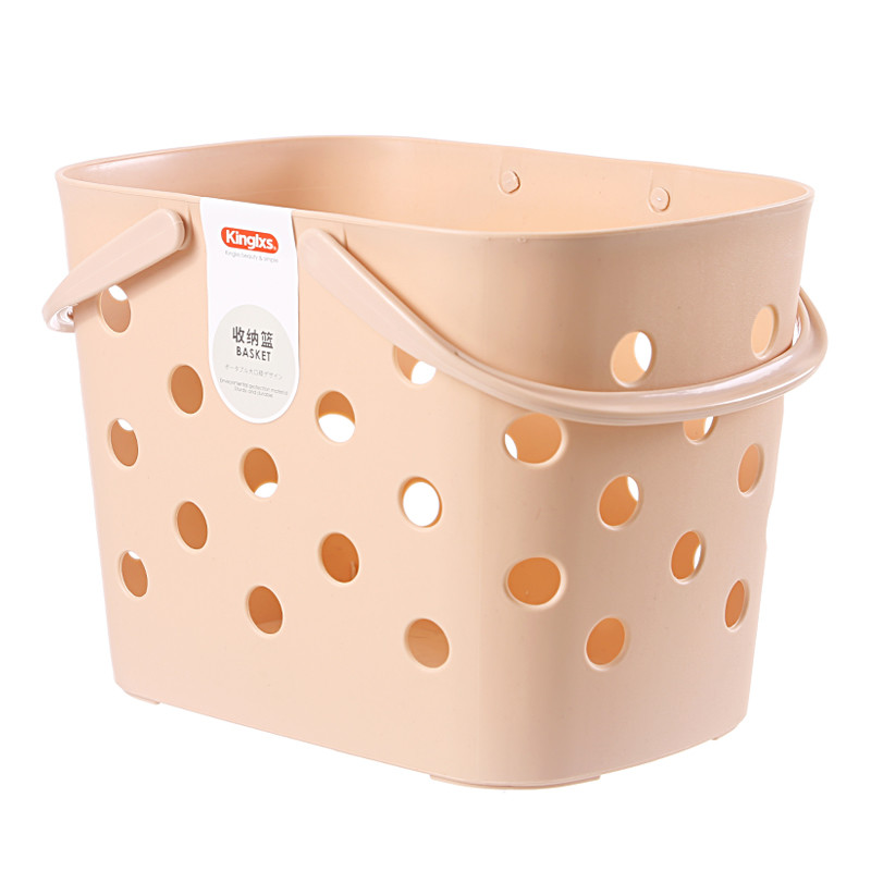Portable Soft PE Plastic Storage Baskets No Deformation 222g