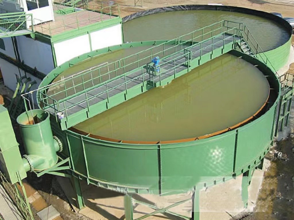 Half Bridge Mining Thickener For Gold Ore Cyanide Leaching Plant