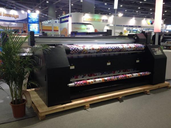 360 - 1440dpi DX7 Printhead Dye Sublimation Advertising Flags / Banners Printing