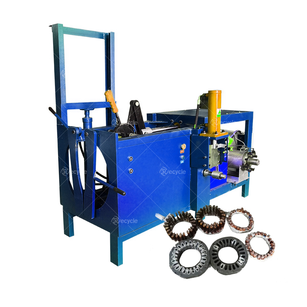 Standard Electric Waste Motor Winding Wire Stripping Rotor Stator Recycling Machines