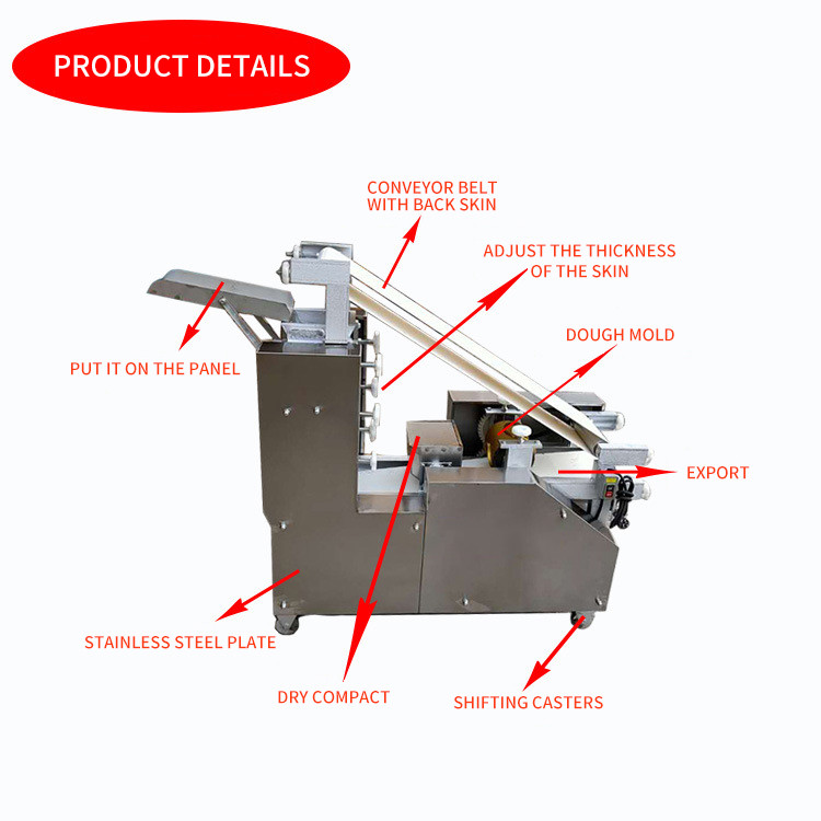 Russia momo skin samosa wrapper pizza corn tortilla press machine make pita bread making machine automatic roti maker ma