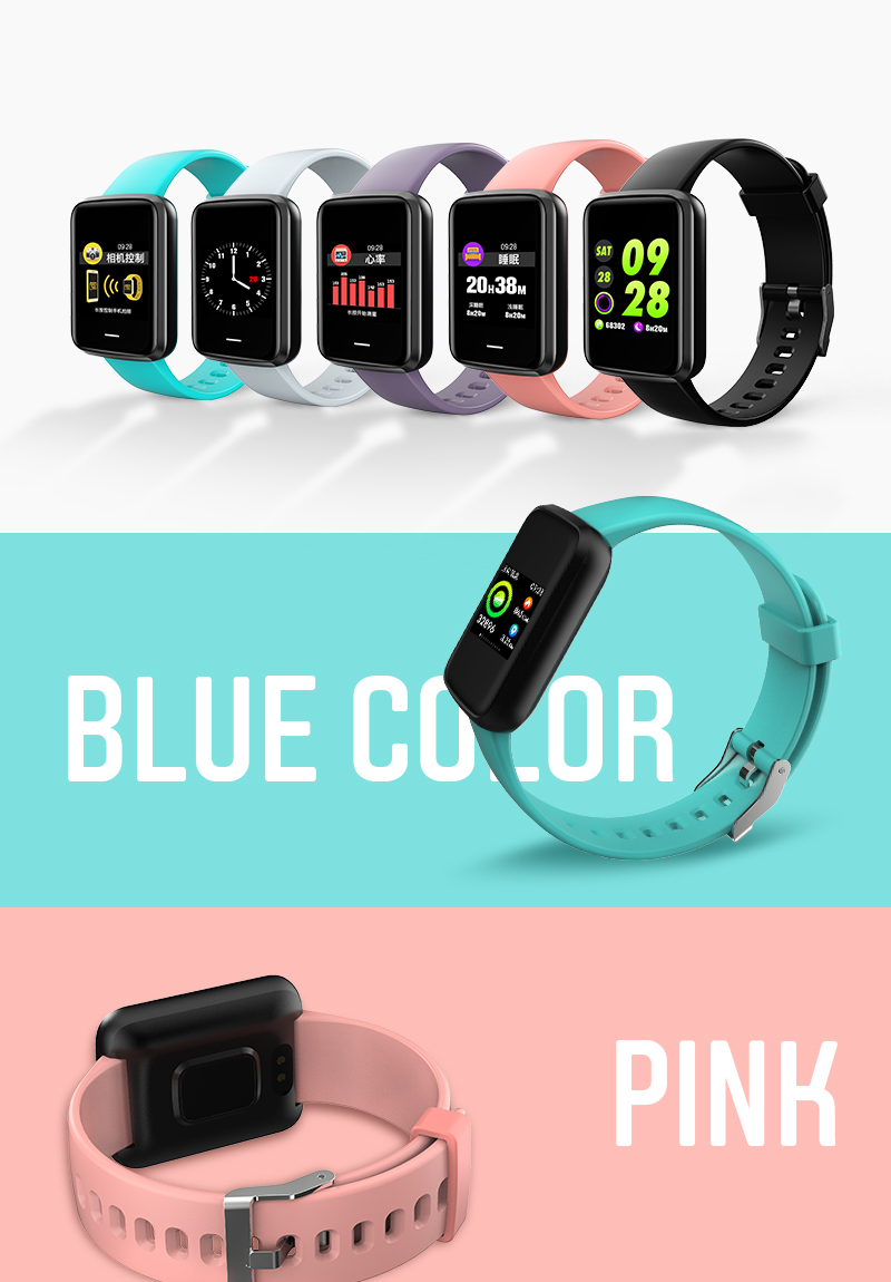 H19 Smartwatch Health Care Product 180 MAh Three Kinds Of Dial Selection