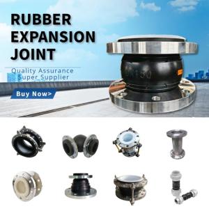 10mm 15mm Equal Head Double Sphere Rubber Expansion Joint For Weak Acids