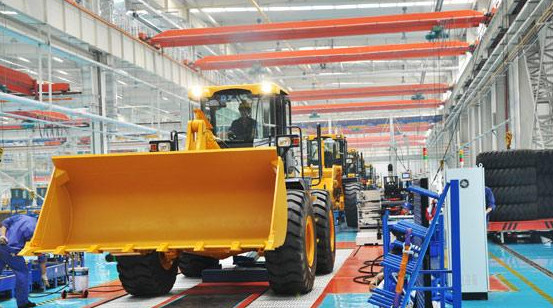 Large Case Compact Wheel Loader With Air Conditioning High Stength