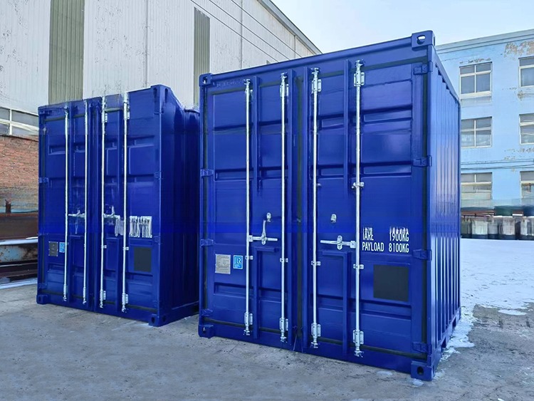 ISO 10855 Standard 8ft Mini Storage Box Container with External Dimensions of 2438 x 2438 x 2896 mm and 8100 kgs Payload