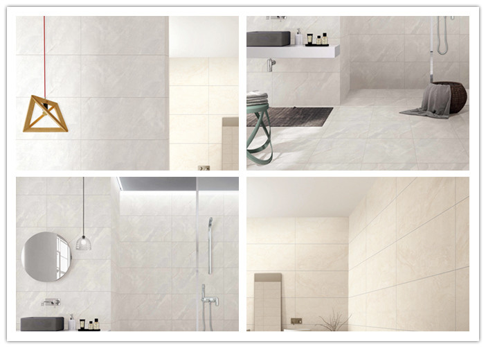 Polished Glazed Outdoor Porcelain Tile Antibacterial Heat Insulation 40x80cm Size