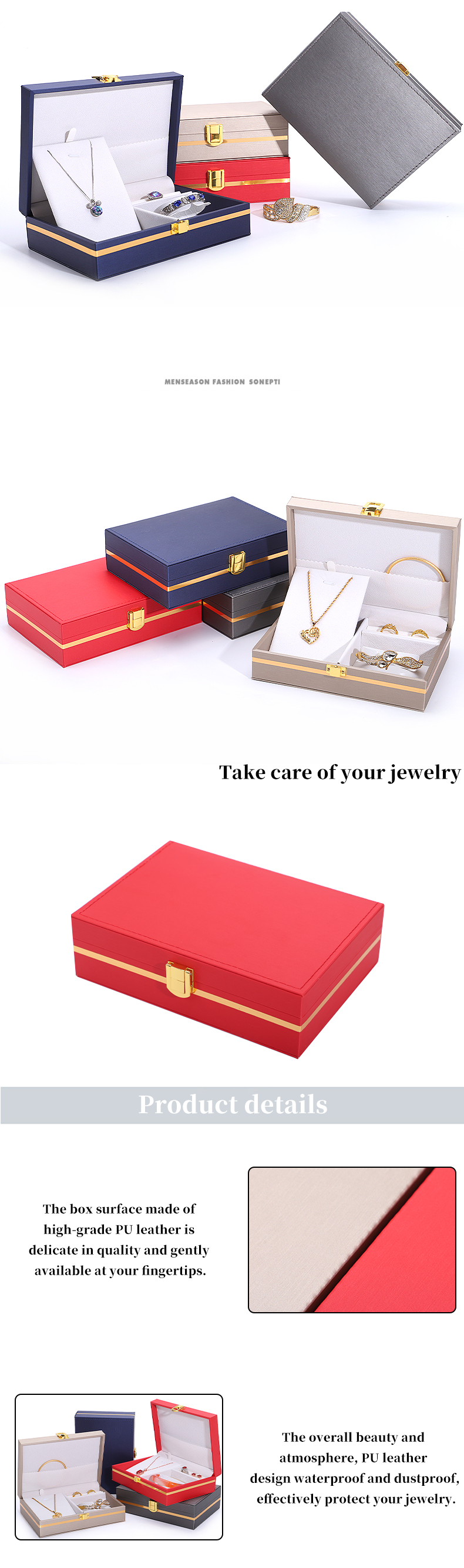 Hanhong Custom Logo Jewelry Box Velvet Travel Organizer for Small Earrings Contact Us